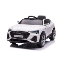 Licencirani auto na akumulator Audi E-TRON Sportback za decu Beli