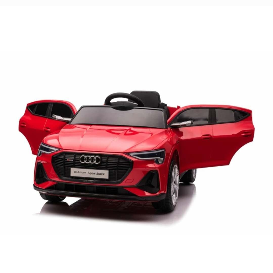 Licencirani auto na akumulator Audi E-TRON Sportback za decu Crveni..