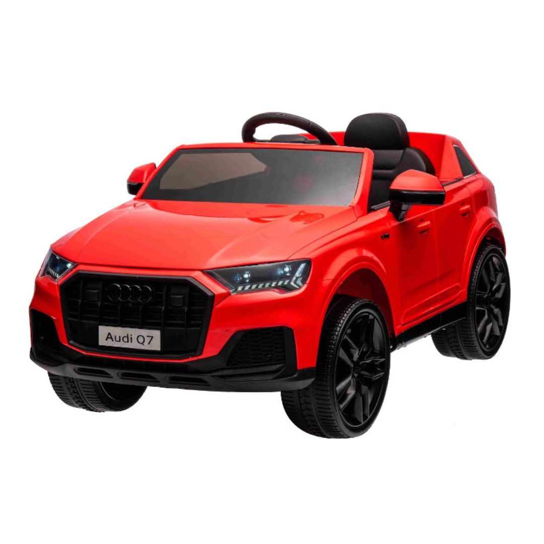 Licencirani auto na akumulator Audi Q7 za decu Crveni