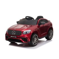 Mercedes GLC 63 AMG auto na akumulator za decu metalik crveni