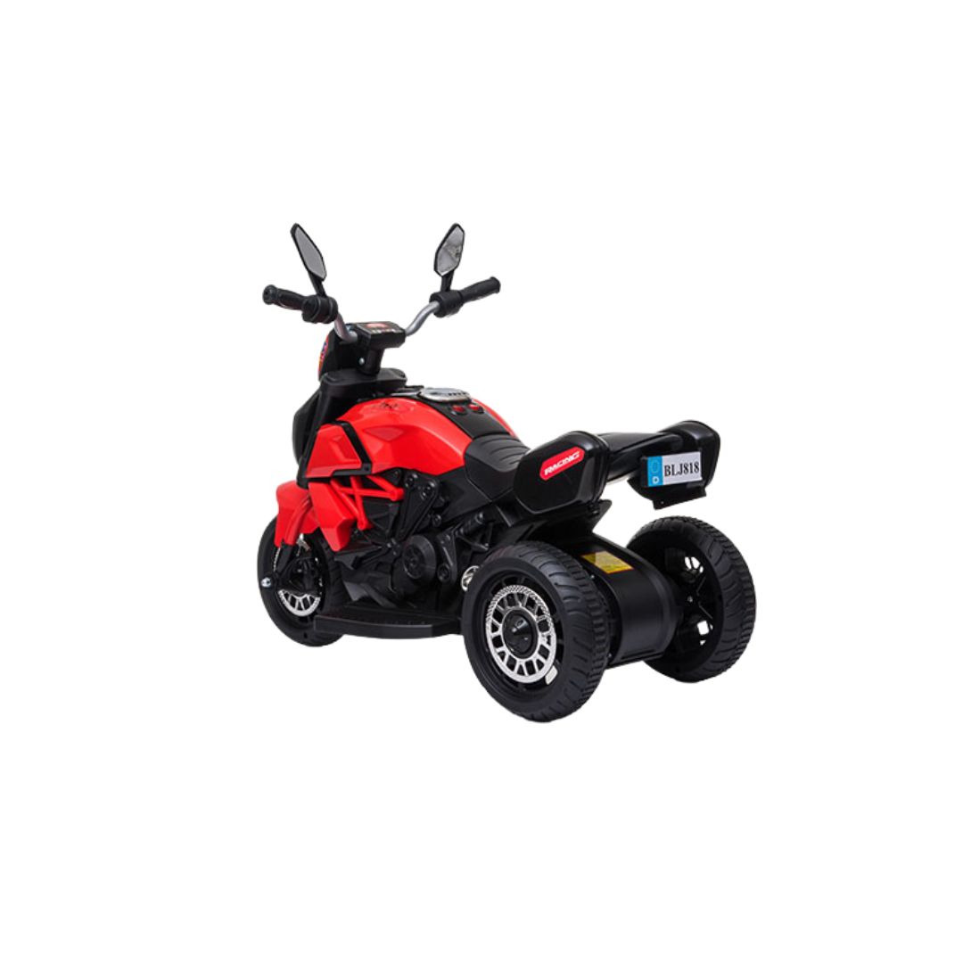 Motor na akumulatora za decu chopper Crveni.
