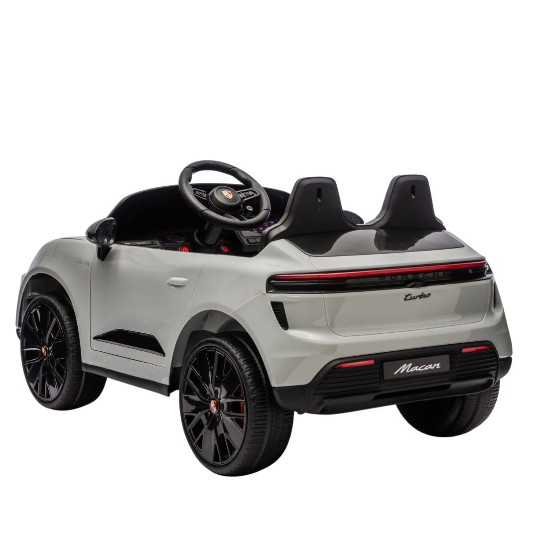 Auto na baterije PORCHE MACAN SUV Licencirani sivi (2)