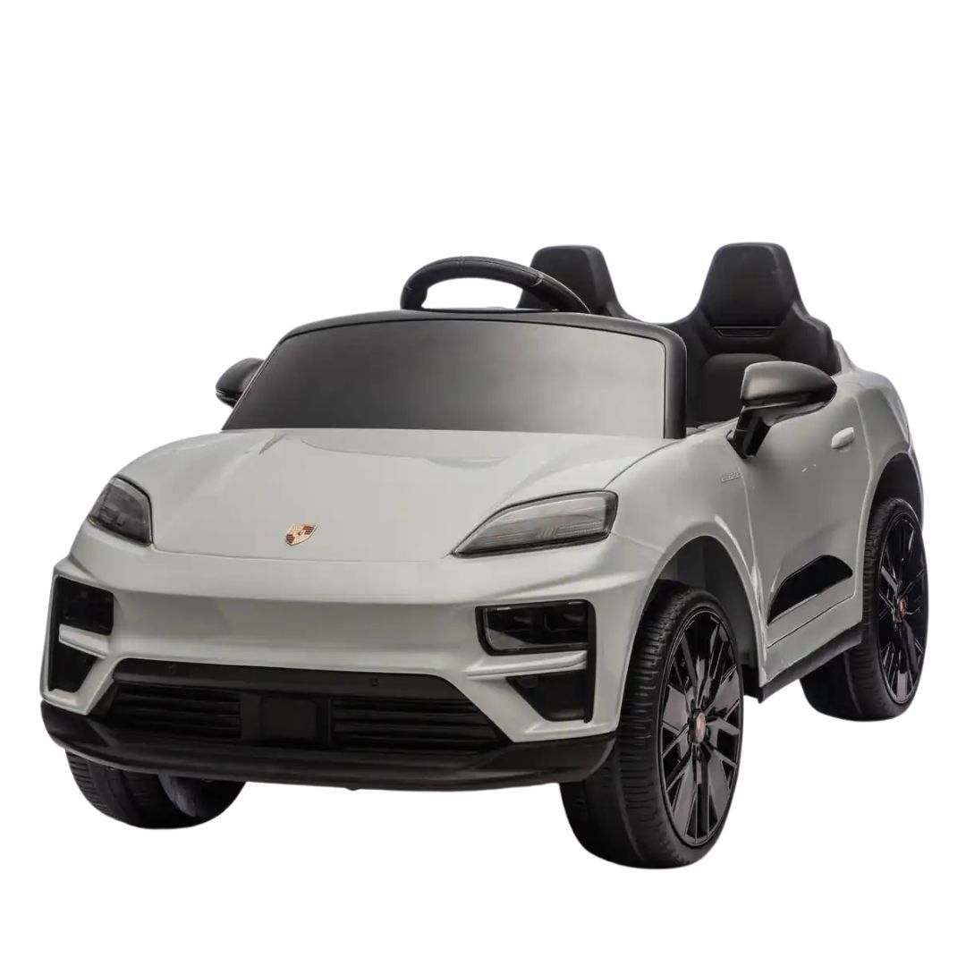 Licencirani auto na akumulator Porche Macan SUV za decu Sivi