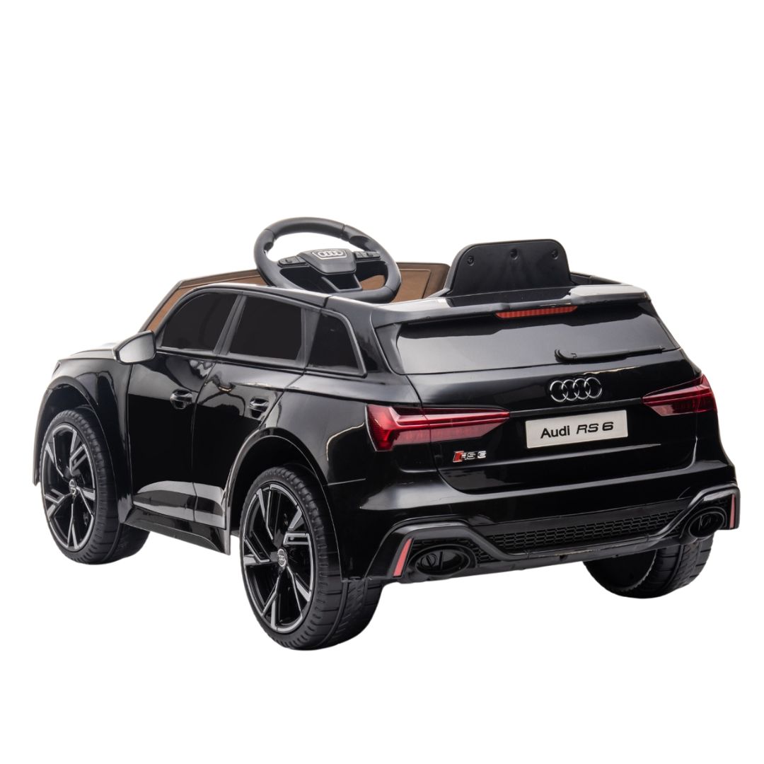 Auto Audi RS6 Licencirani na akumulator za decu Crni