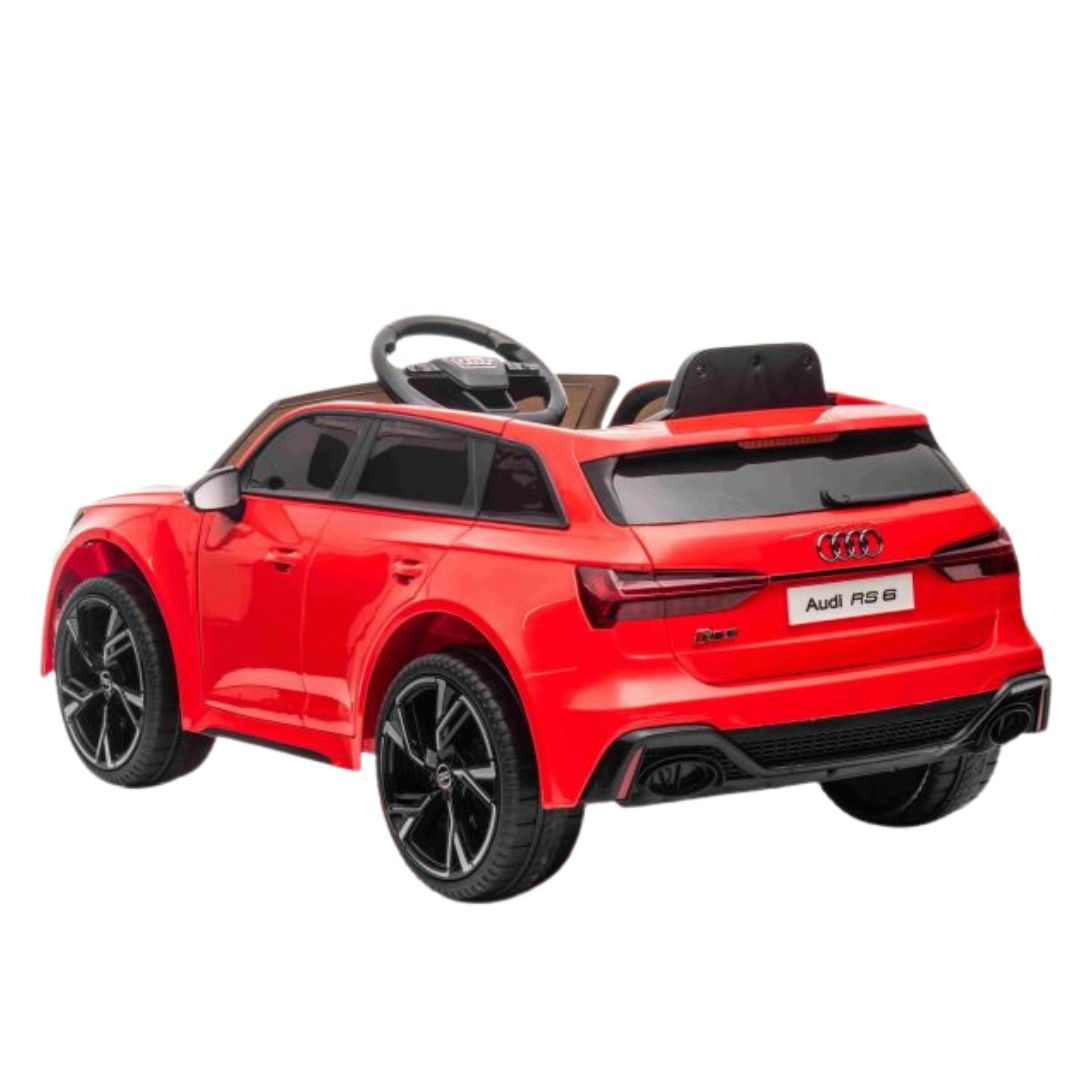Auto Audi RS6 Licencirani na akumulator za decu Crveni.