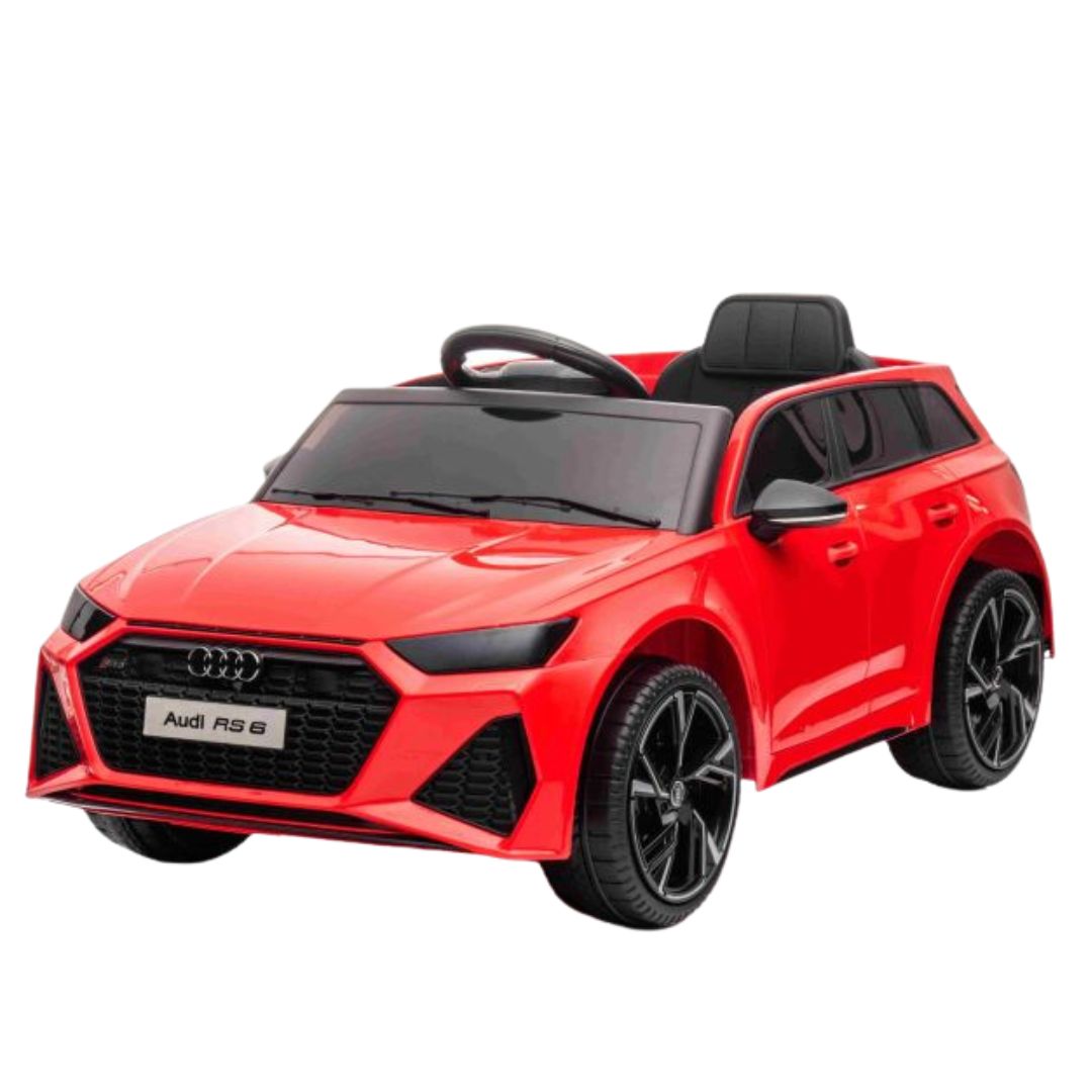 Licencirani Auto na akumulator Audi RS6 za decu Crveni
