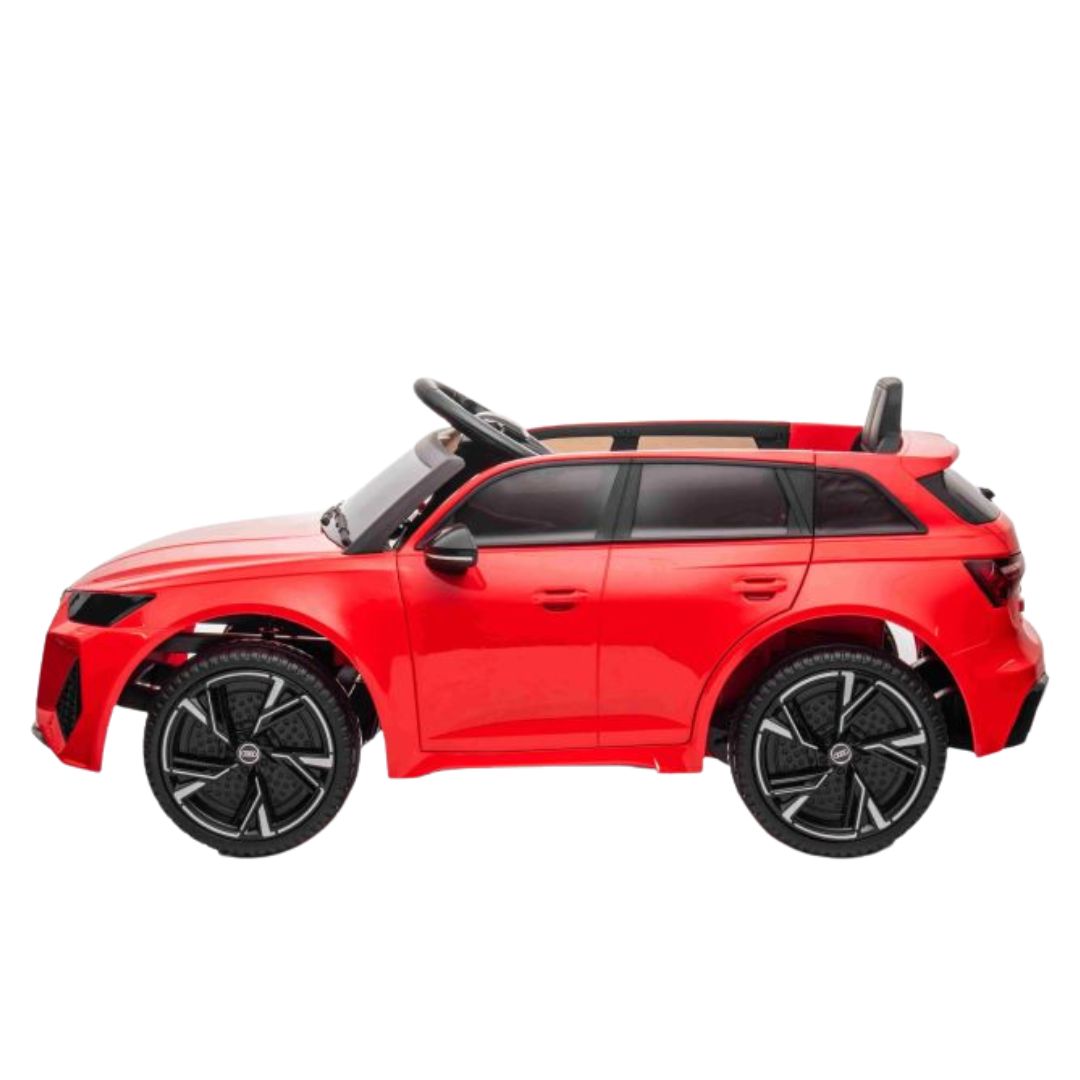 Auto Audi RS6 Licencirani na akumulator za decu Crveni..