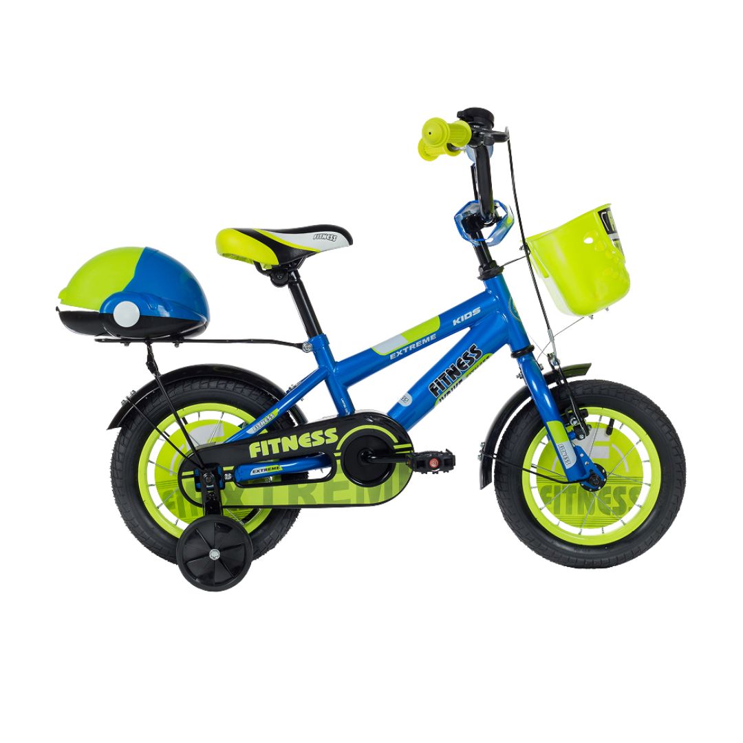 Dečija bicikla 12“ Fitness plavo-zelena SM-12106.