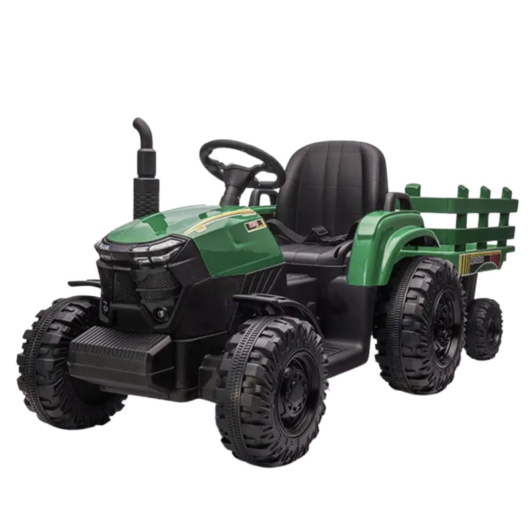 Traktor 2223 na akumulator 12V sa prikolicom Zeleni